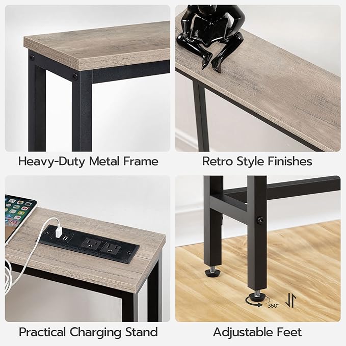 HOOBRO 47.2" Skinny Console Table - Image 6