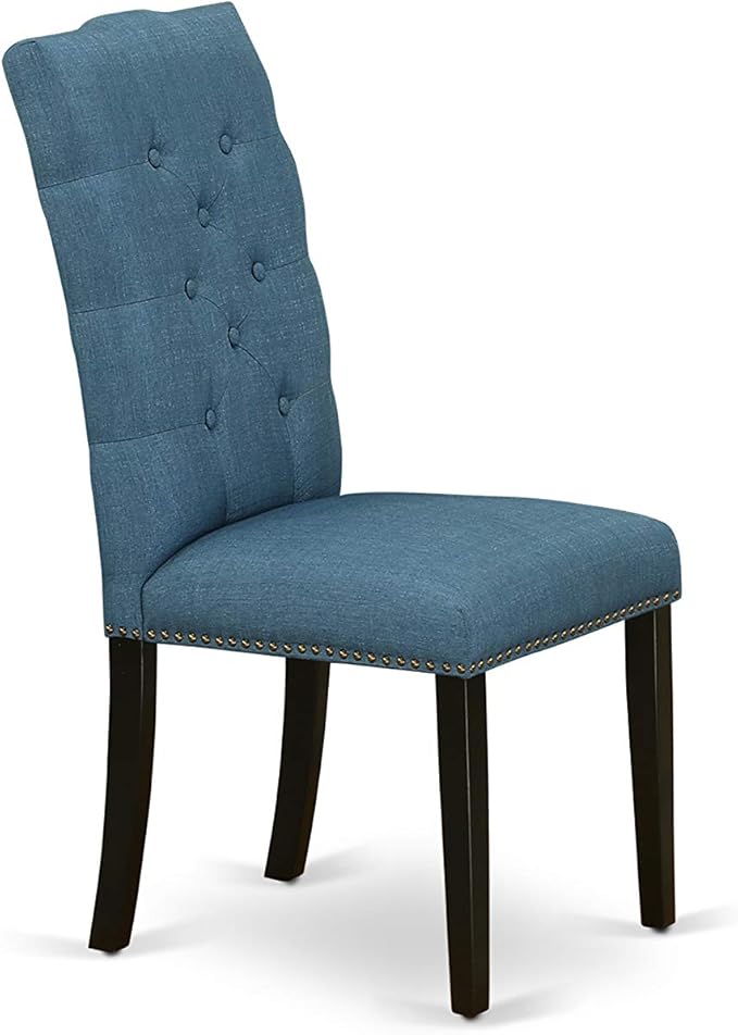 East West Furniture ELP1T21 Elsa Parson Kitchen Chairs - Image 5
