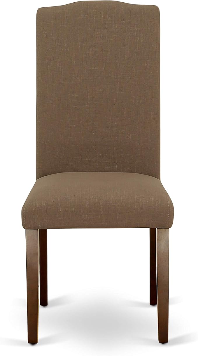 East West Furniture CAEN5-MAH-18 5 Piece Dinette Set Includes a Rectangle - Image 6