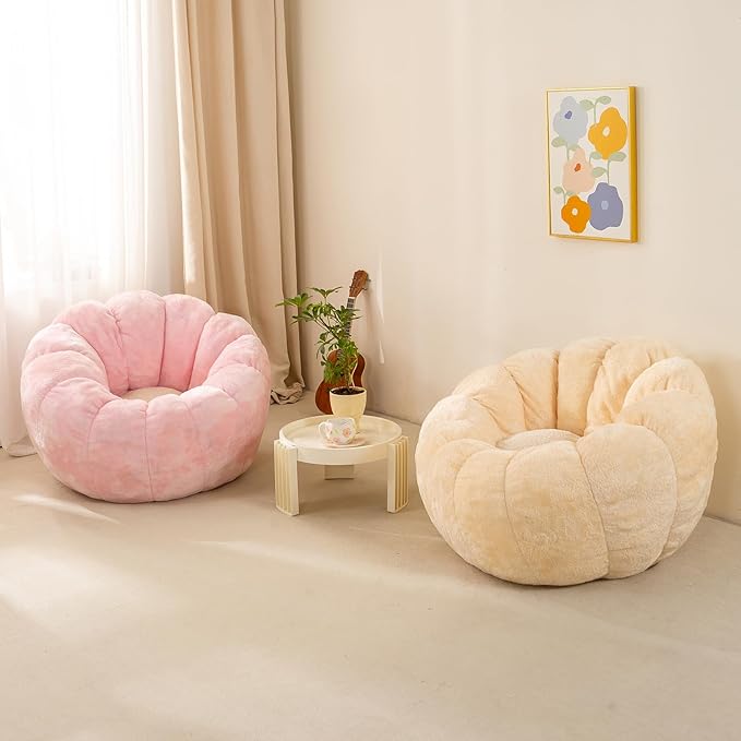 Pumpkin Bean Bag Sofa Chair, Bean Bag Chair - Image 8