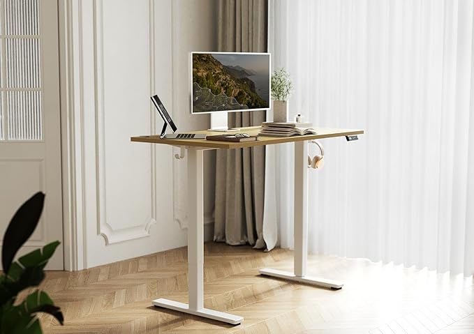 Seang Standing Desk with Adjustable Height, 40x24 Inch Electric Stand Up Desk - Image 2