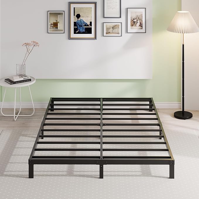 EMODA 6 Inch King Bed Frame No Box Spring Needed, Heavy Duty Metal Platform - Image 5