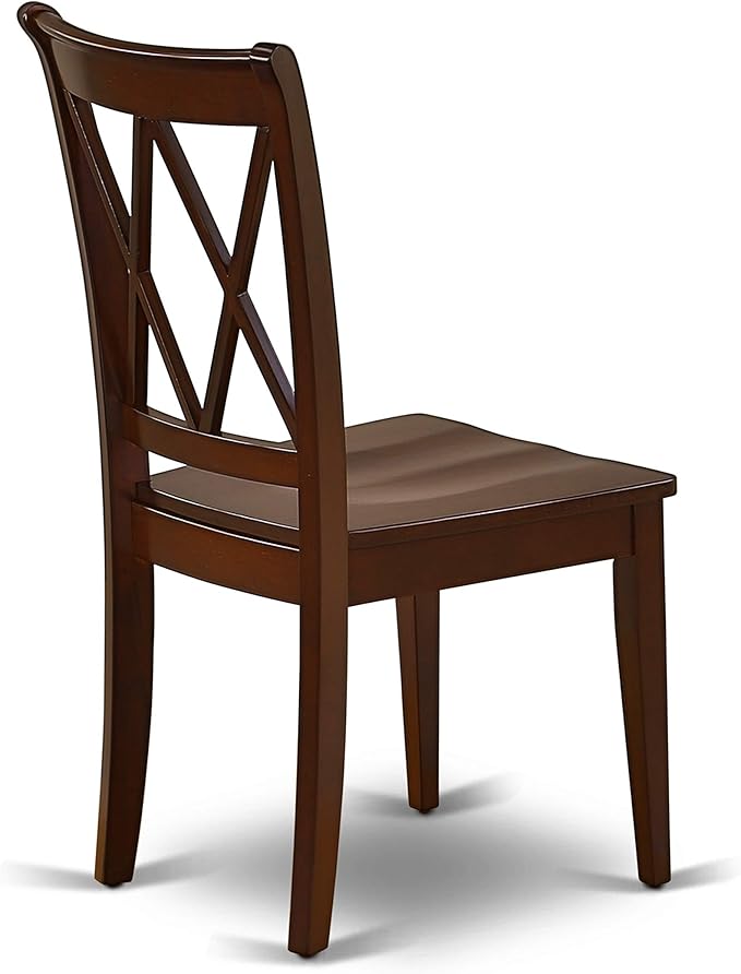 East West Furniture PSCL3-MAH-W 3 Piece Dining Room Furniture Set Contains a - Image 10