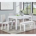 soges 6 Piece Wooden Dining Table Set, Dining Room Table by soges
