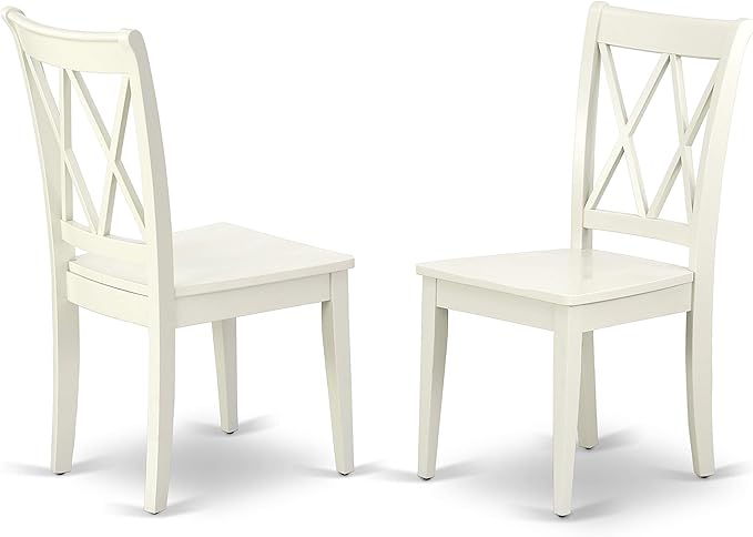 East West Furniture DOCL9-LWH-W 9 Piece Dining Table Set Includes a Rectangle - Image 6