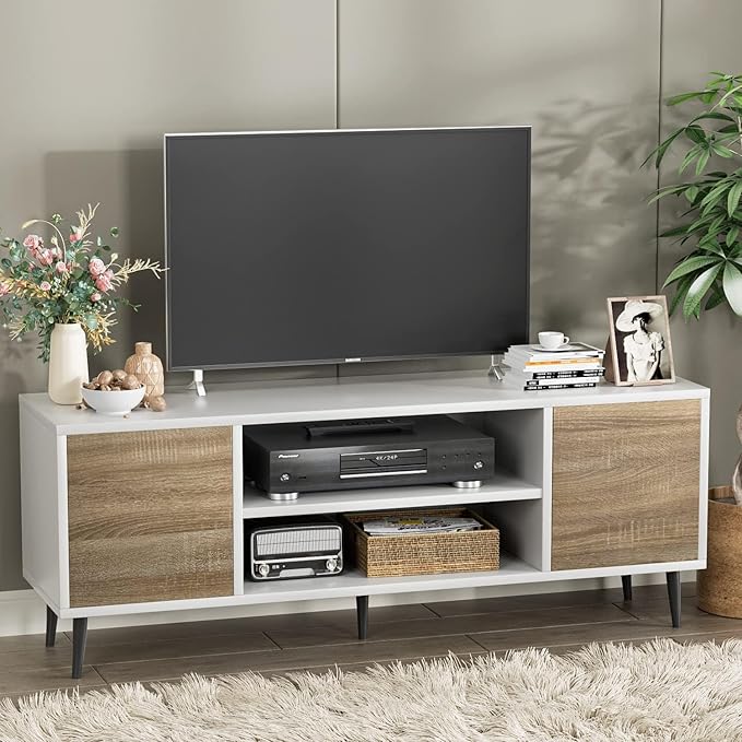 YESHOMY Modern TV Stand for 65" Television, Entertainment Center - Image 8