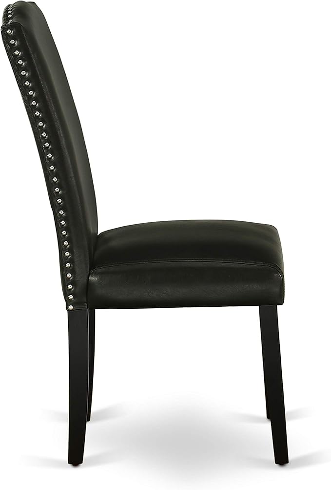 East West Furniture NOEN5-BLK-69 5 Piece Kitchen Table & Chairs Set Includes a - Image 11