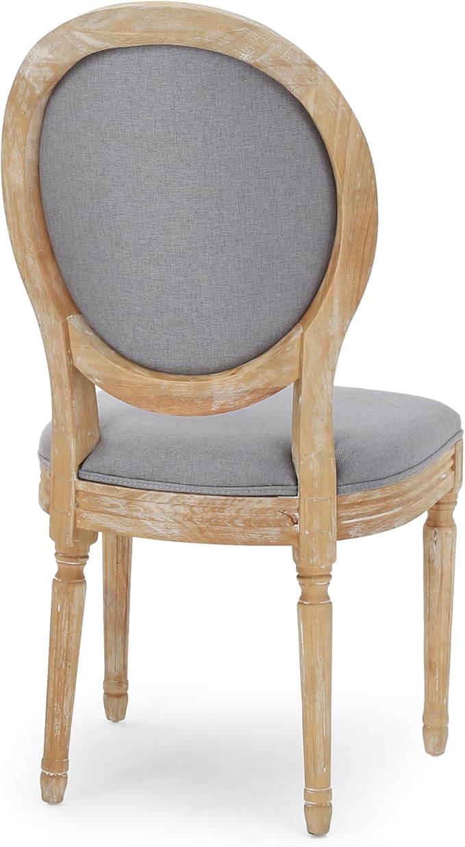 Christopher Knight Home Phinnaeus Fabric Dining Chairs, 2-Pcs Set, Light Grey - Image 7