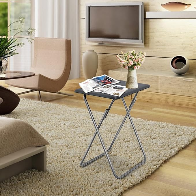 Garden 4 you Folding TV Tray Table TV Dinner Trays Tables - Image 5