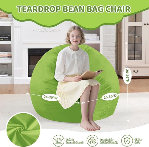 2FT Bean Bag Chair, Comfy Bean Bag Chairs - Image 2