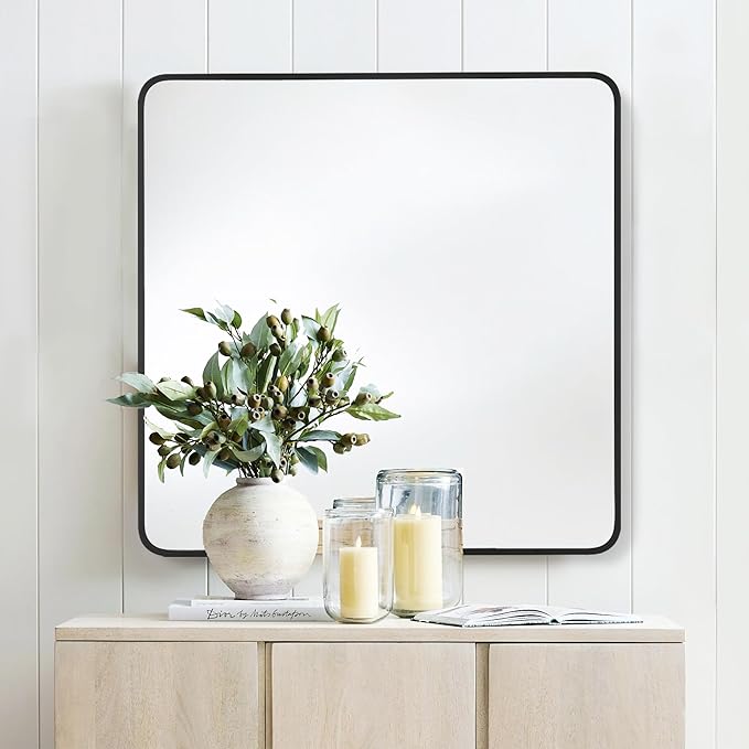 30x30 Inch Rectangle Bathroom Mirror - Image 7