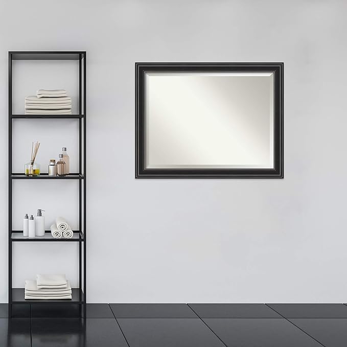 Amanti Art Black Bathroom Mirror - Image 6