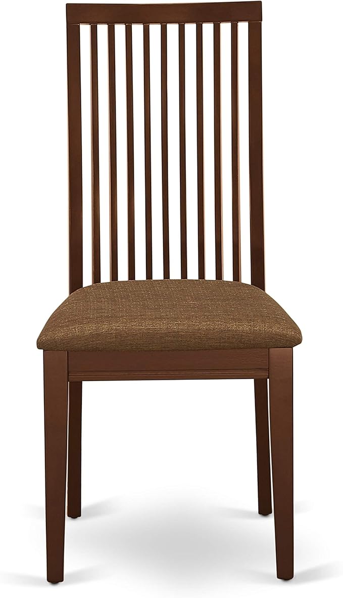 East West Furniture DOIP5-MAH-C 5 Piece Dining Table Set - Image 10