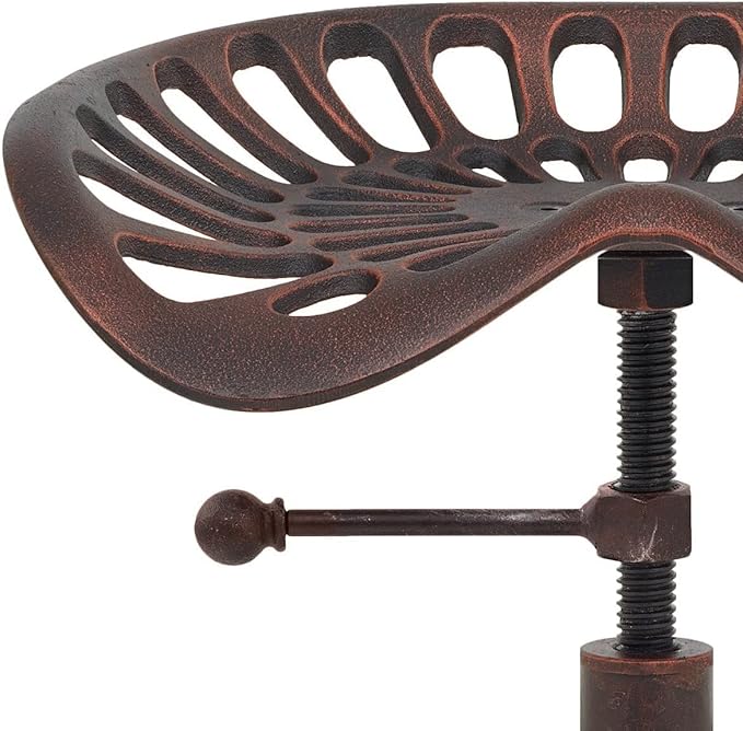 Vintage Tractor Seat Bar Stools Industrial Style Swivel Kitchen Dining Chair - Image 5