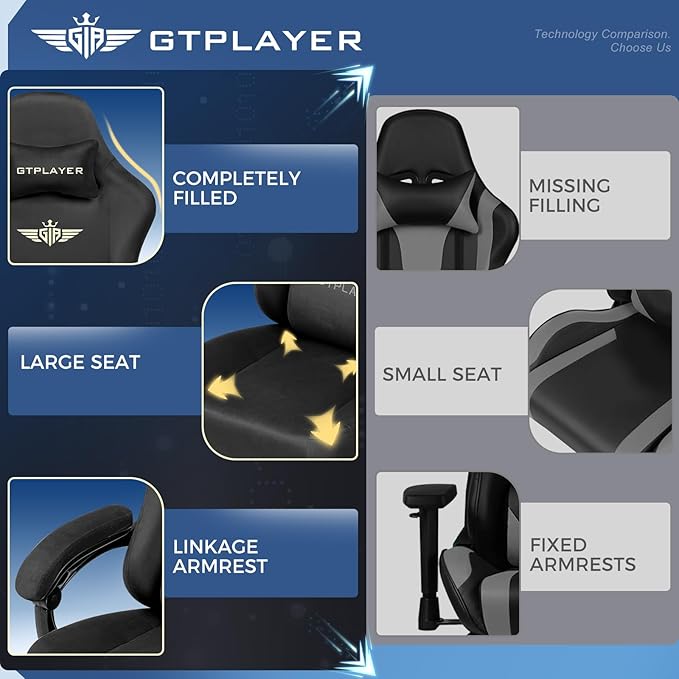 GTPLAYER Gaming Chair Fabric - Image 7