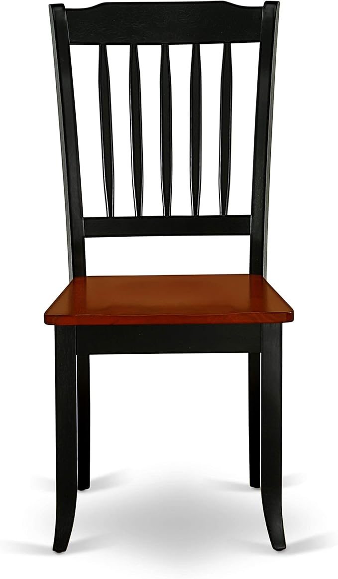 East West Furniture LGDA5-BCH-W 5 Piece Modern Dining Table Set Includes a - Image 7