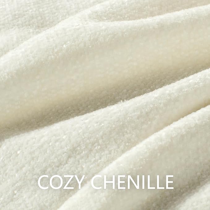 Chenille Throw Blanket for Couch 50"X 60", Soft Cozy Throws - Image 6