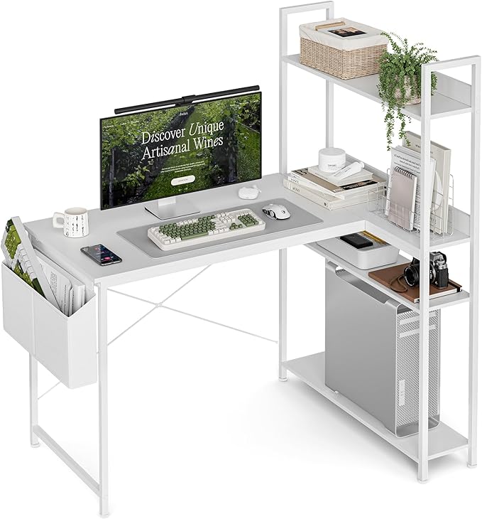 40 Inch L Shaped Computer Desk by Unknown