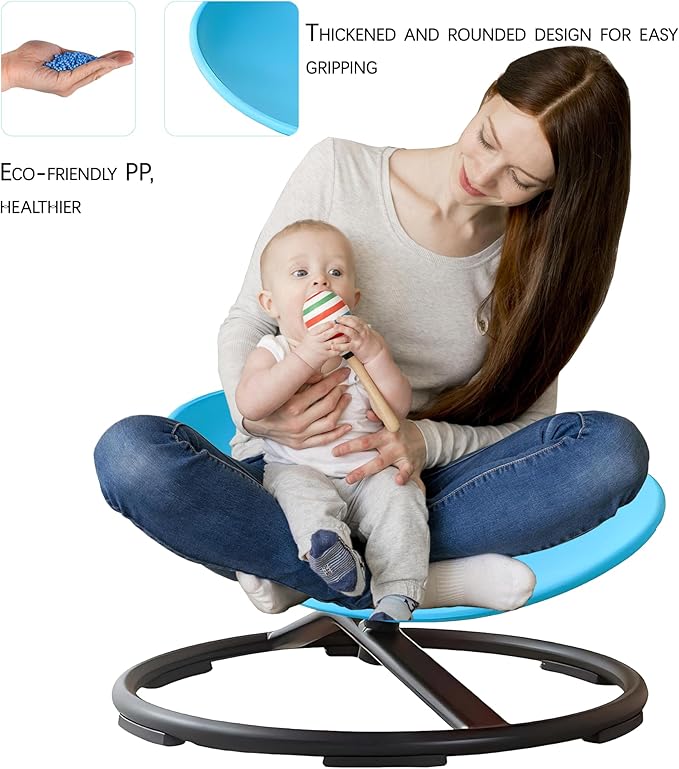 Kids Sensory Spinning Chair, Sit and Spin Toy, Autistic Childs Swivel Chair - Image 5