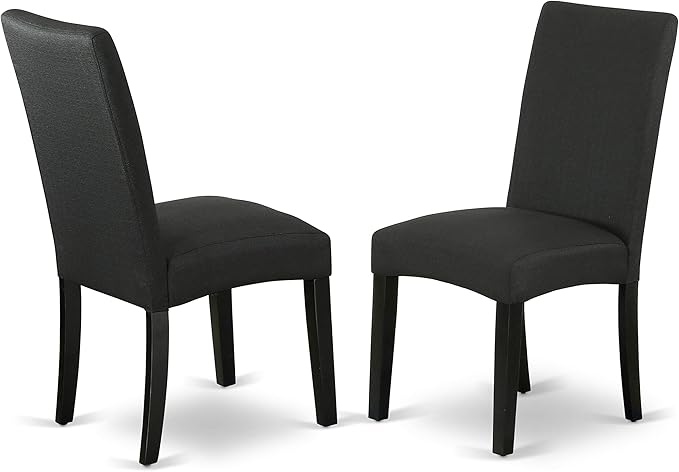 East West Furniture X697DR124-9 9 Piece Modern Dining Table Set Includes a - Image 4