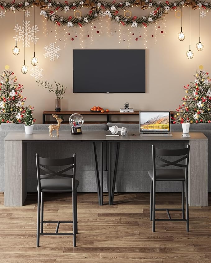 GAOMON 3 Piece Bar Table Set for 2, Bar Table and Chairs Set - Image 6