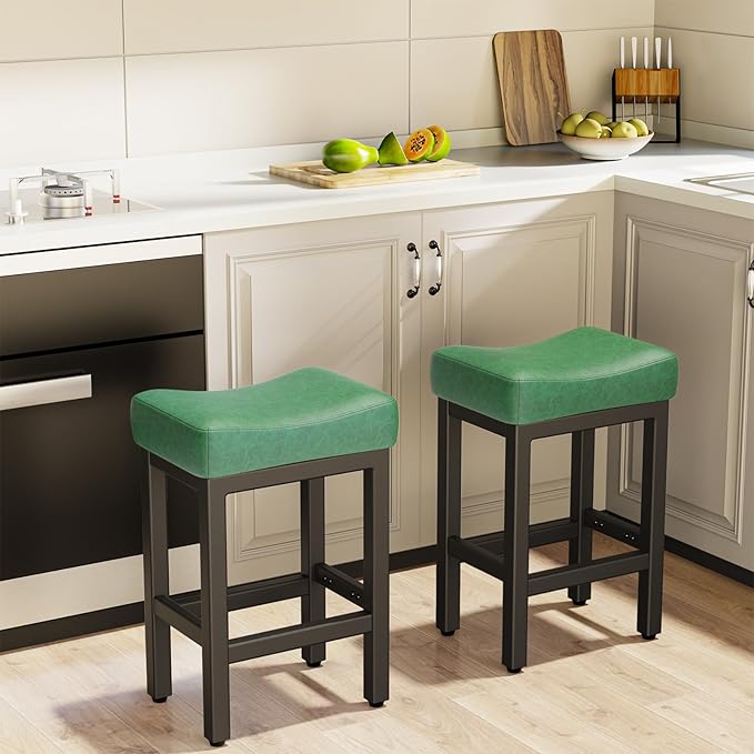Counter Height Bar Stools Set of 2, 24 Inch Barstools - Image 6