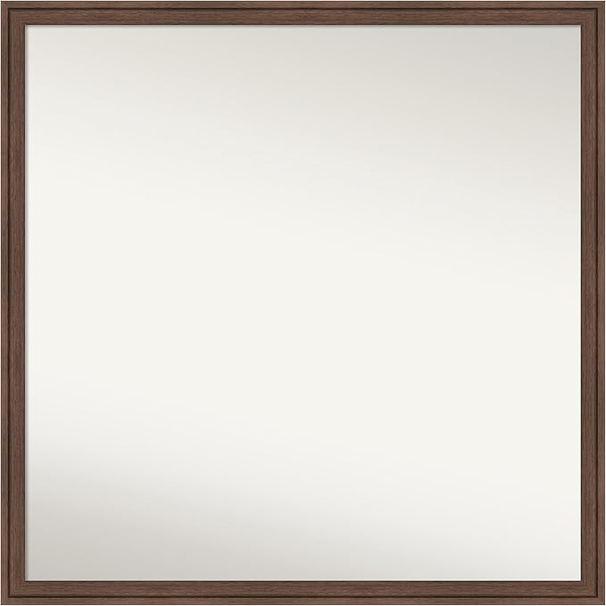 Amanti Art Brown Bathroom Mirror by AmantiArt