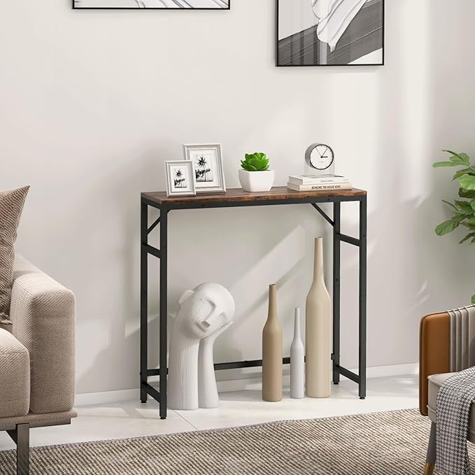 Narrow Console Table, 29.5" Entryway Table - Image 7