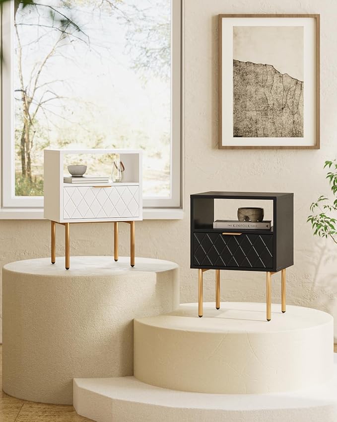 Nightstand, Morden Bedside Table - Image 8