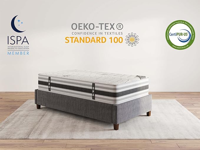Ottomanson Twin 12" Hybrid Mattress - Image 10