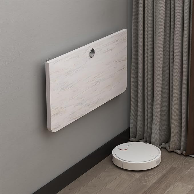 Pmnianhua Wall Mounted Desk, Drop Down Table, Folding Table, Fold Down Wall Desk - Image 4