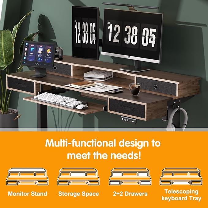 Standing Desk, Ergonomic Height Adjustable Desk - Image 6