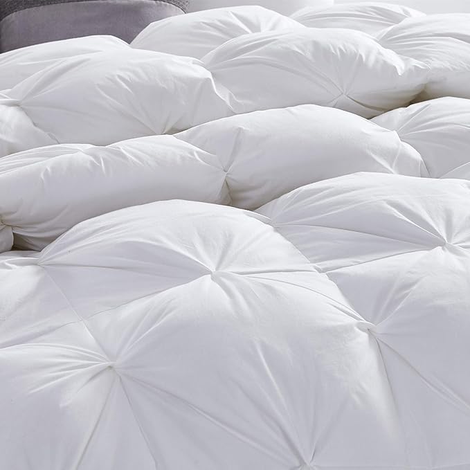 Luxurious All-Season Goose Down Fiber Waterfowl Feather Fiber Comforter King - Image 4