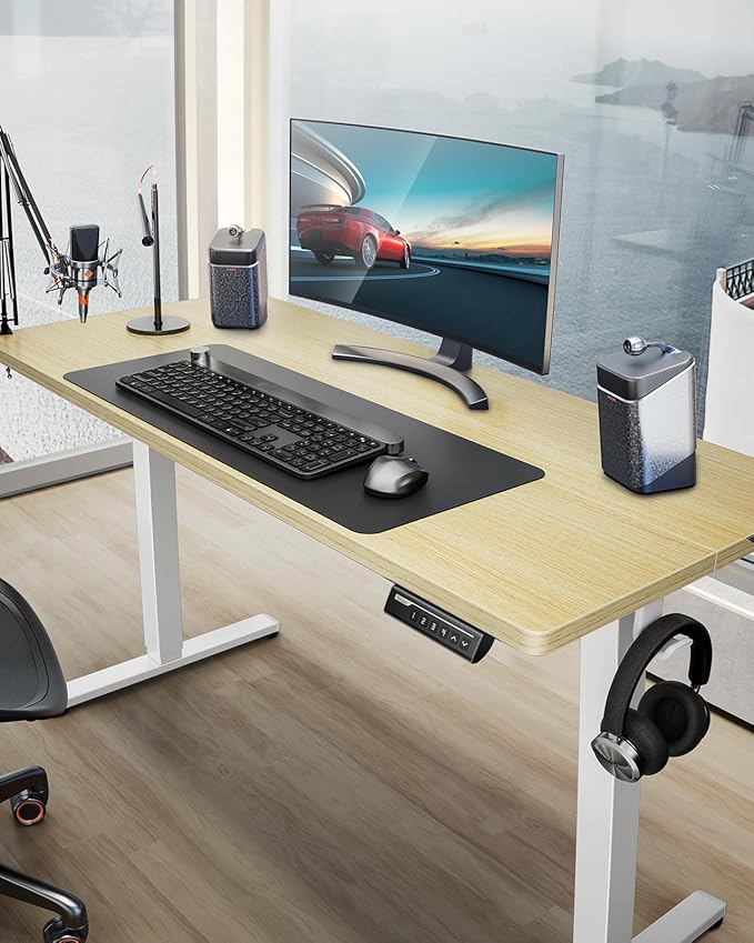 ErGear Electric Standing Desk, 44 x 24 Inches Height Adjustable Stand up Desk - Image 2