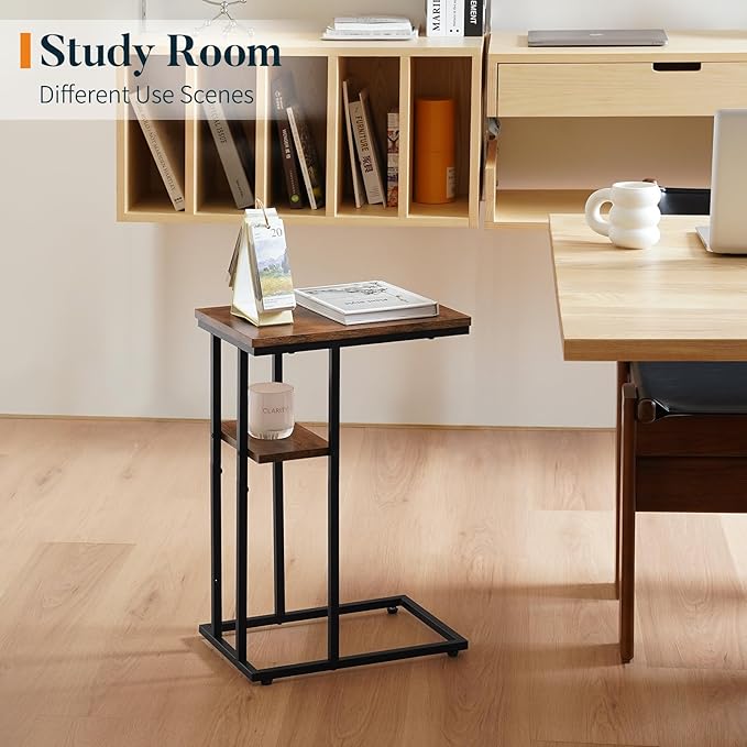 Yoobure C Shaped End Table, Side Table - Image 6