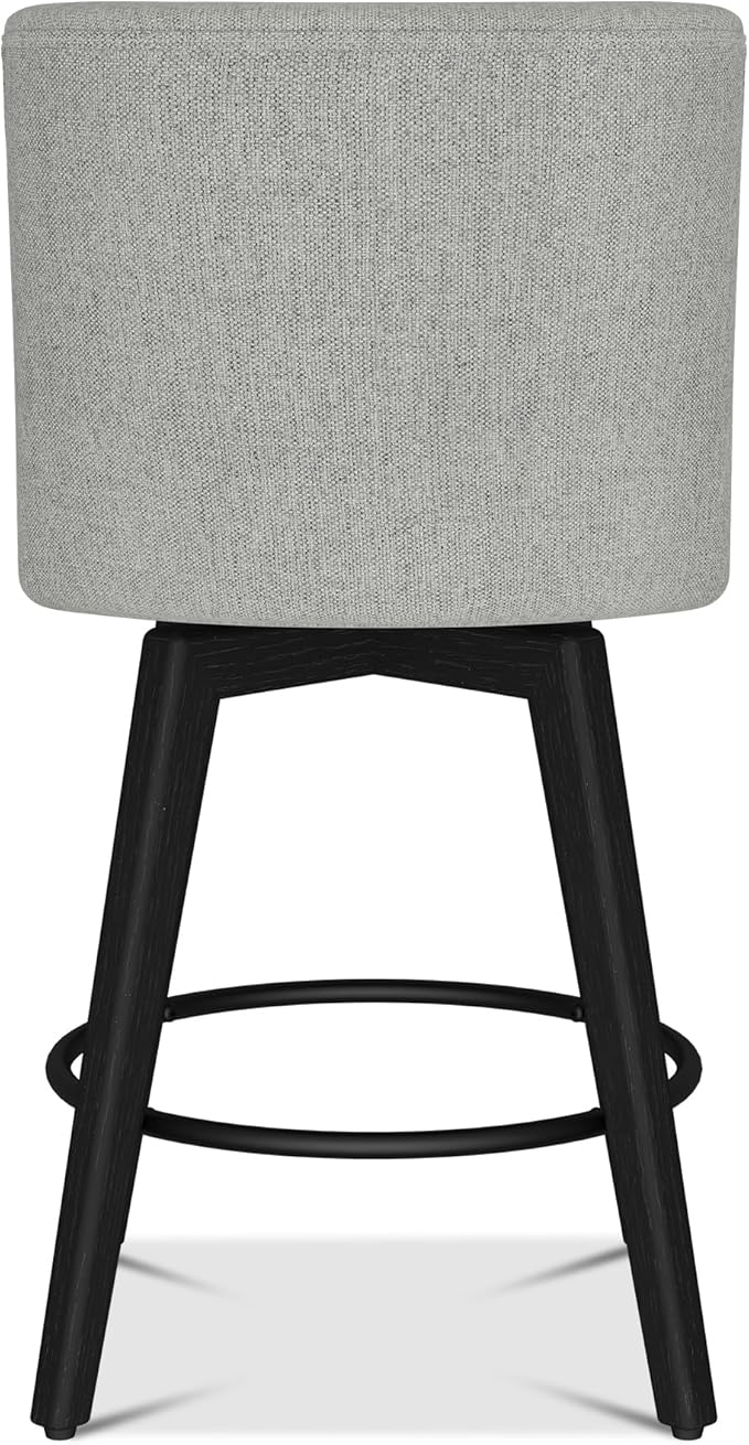Counter Height Bar Stools Set of 6, Modern Swivel Barstools - Image 8