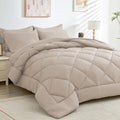 HEVUMYI Khaki Twin-XL Comforter Set by HEVUMYI