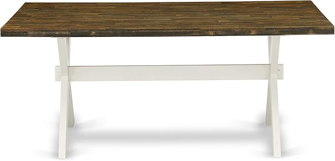 East West Furniture X077VE005-5 5 Piece Dining Room Table Set Includes a - Image 6