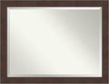 Amanti Art Brown Bathroom Mirror by AmantiArt