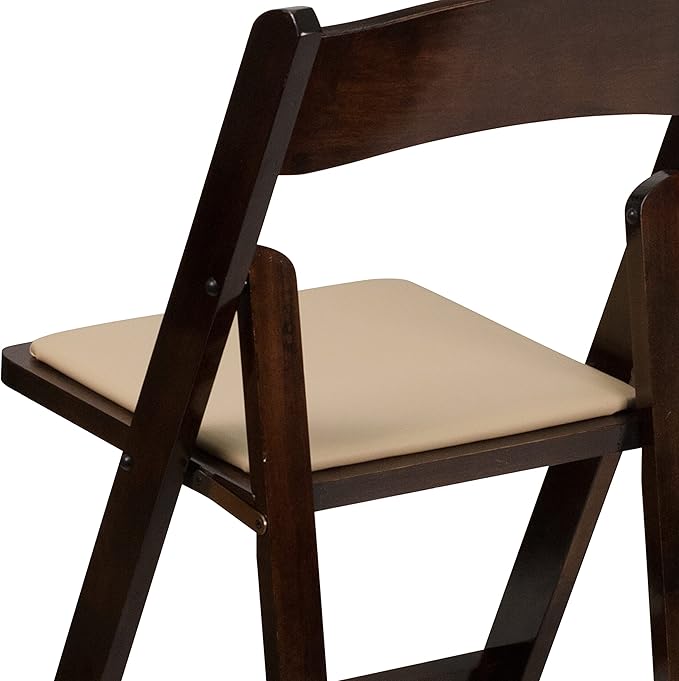 Flash Furniture 2 Pack HERCULES Series Fruitwood Wood Folding Chair - Image 13