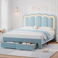 Full Upholstered LED Bed Frame by JOCOEVOL