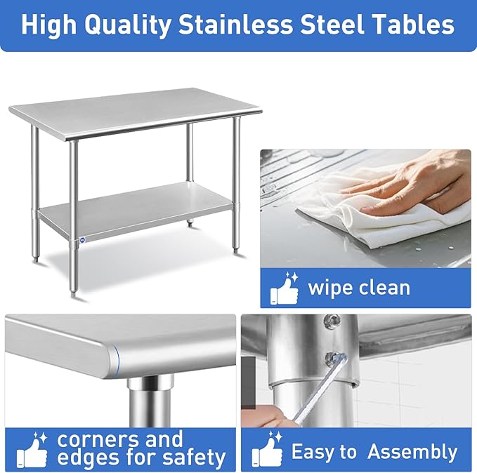 ROCKPOINT Stainless Steel Table - Image 6