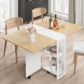 GarveeHome Folding Dining Table, Space Saving Farmhouse Dining Table by GarveeHome