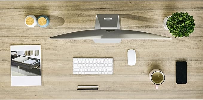 Kaboon Universal Tabletop 55"x27.5", Solid One-Piece Melamine Table Top - Image 2