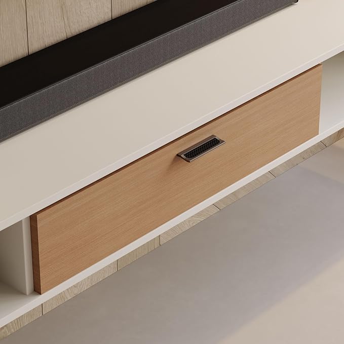 94'' Floating TV Stand, Wall Mounted TV Console, Floating TV Cabinet, Under TV - Image 8