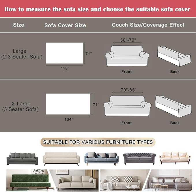 VM VOUGEMARKET Black Couch Cover - Image 7