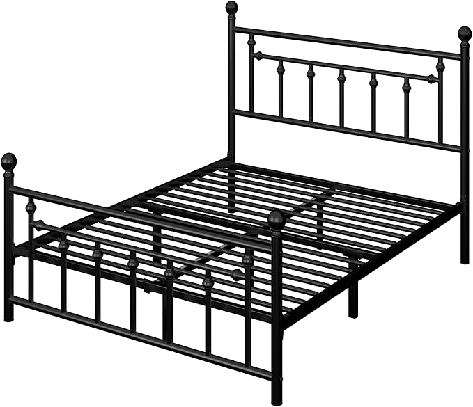 Allewie 14 Inch Queen Size Metal Platform Bed Frame - Image 8