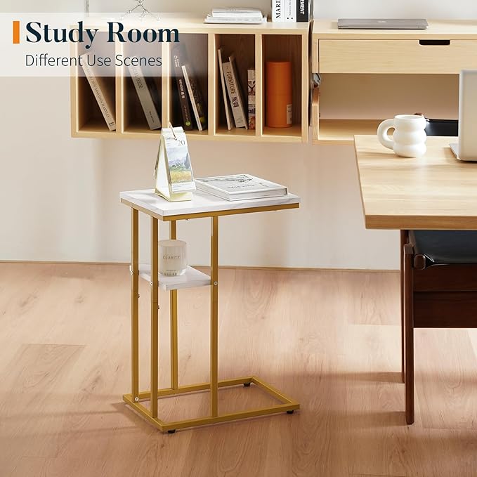 Yoobure C Shaped End Table, Side Table - Image 2