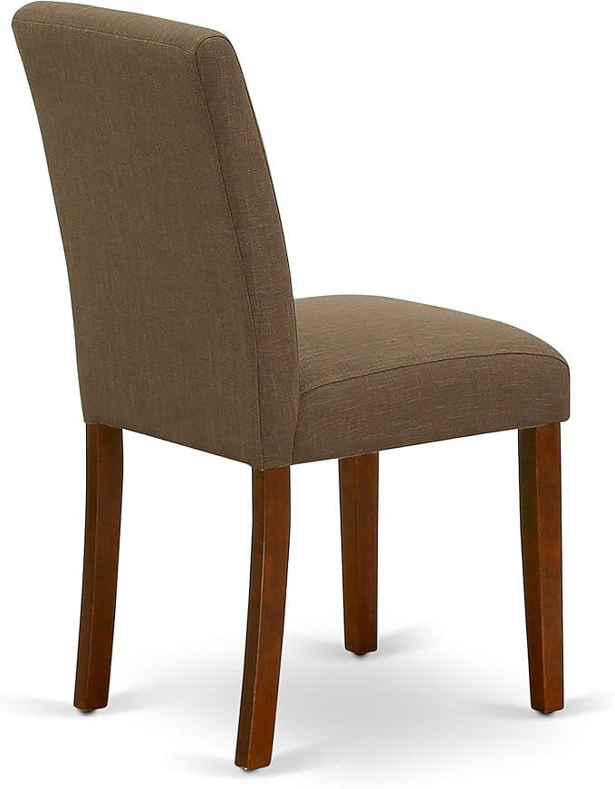 East West Furniture ANAB3-MAH-18 3 Piece Modern Dining Table Set Contains a - Image 9