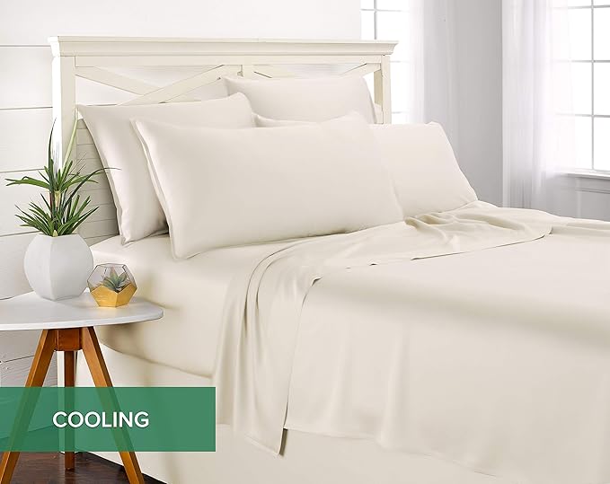 California King Sheets by Pure Bamboo, Genuine 100% Organic Viscose Derived - Image 5